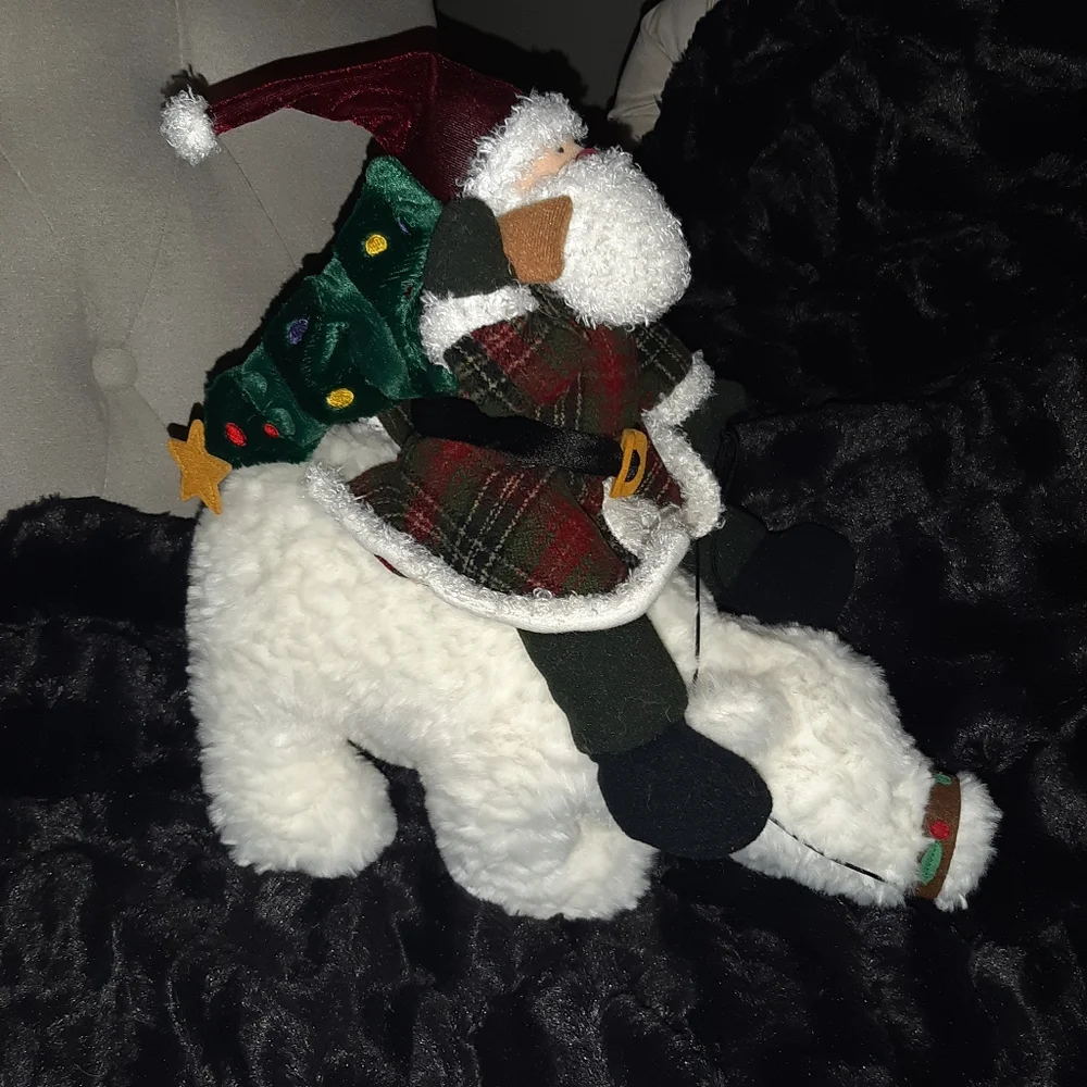 Gund Santa Riding his Polar Bear ☆